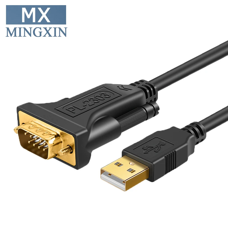 USB к RS232 адаптер с плодовитым позолоченным USB 2,0 к DB9 последовательный конвертер кабель для Windows 10, 8,1, 8,7, Vista