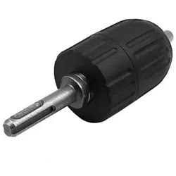 2-13mm Capacity Keyless Drill Chuck Spanner Adapter 1/2-24UNF Mount Spindle Thread and Tapered Hole Clamping Capacity