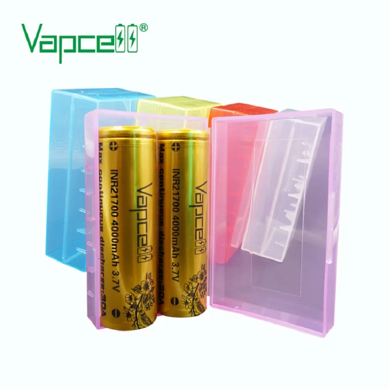 Двойной пластиковый чехол Vapcell 21700| |