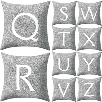

#40 45x45cm Kinder Zimmer Dekoration Brief Kissen Englisch Alphabet pillowcases Christmas fashion letter cushion cover наволочка