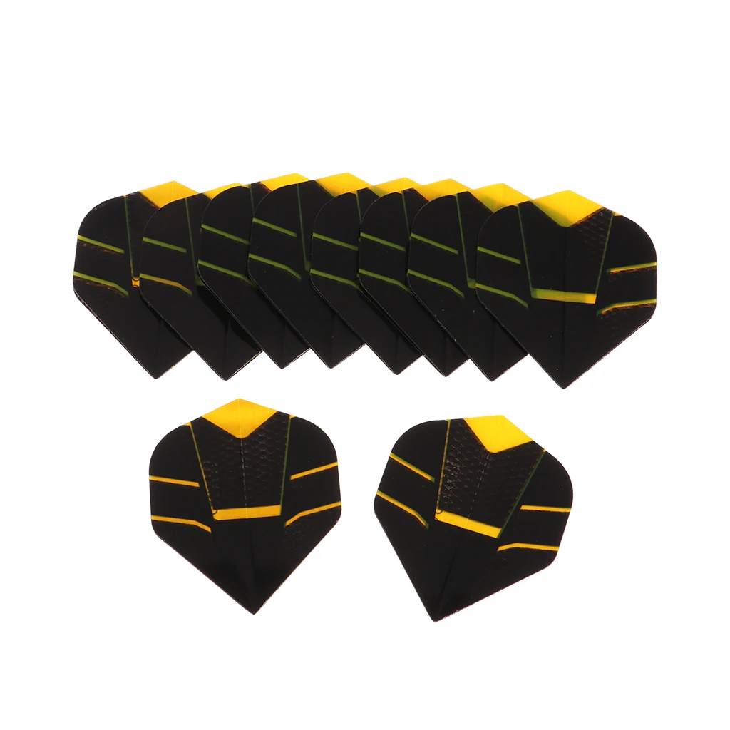 10Pcs Standard Shape Flights PET Extra Tough Thick Tail Accessories Dart Flights 10Pcs Standard Shape Flights PET Extra Tough Thick Tail Accessories Dart Flights