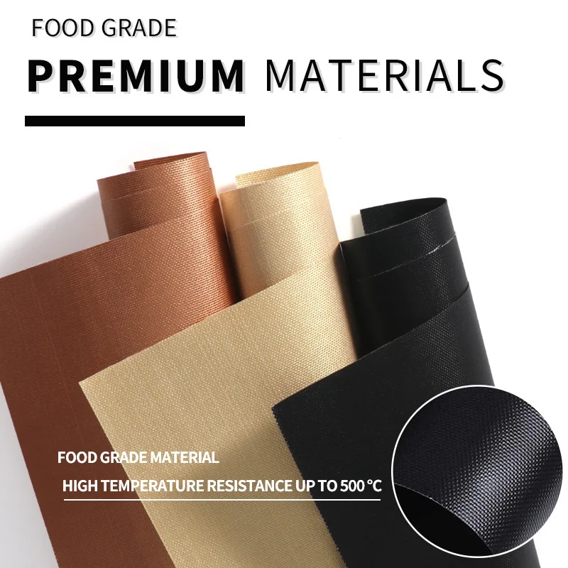 Non Stick Grill Mat Outdoor Picnic BBQ Baking Mat Grill Liner BBQ Cooking Heat Resistance Easily Cleaned Accessories