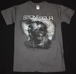 Stone Sour HOUSE OF GOLD & BONES alternal METAL COREY TAYLOR Новая Серая Футболка