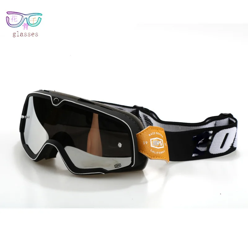 

New Style Hundred Percent 100 Off-road Goggles Retro Hundred Percent-Goggles Outdoor Scrambling Motorcycle Helmet Goggles