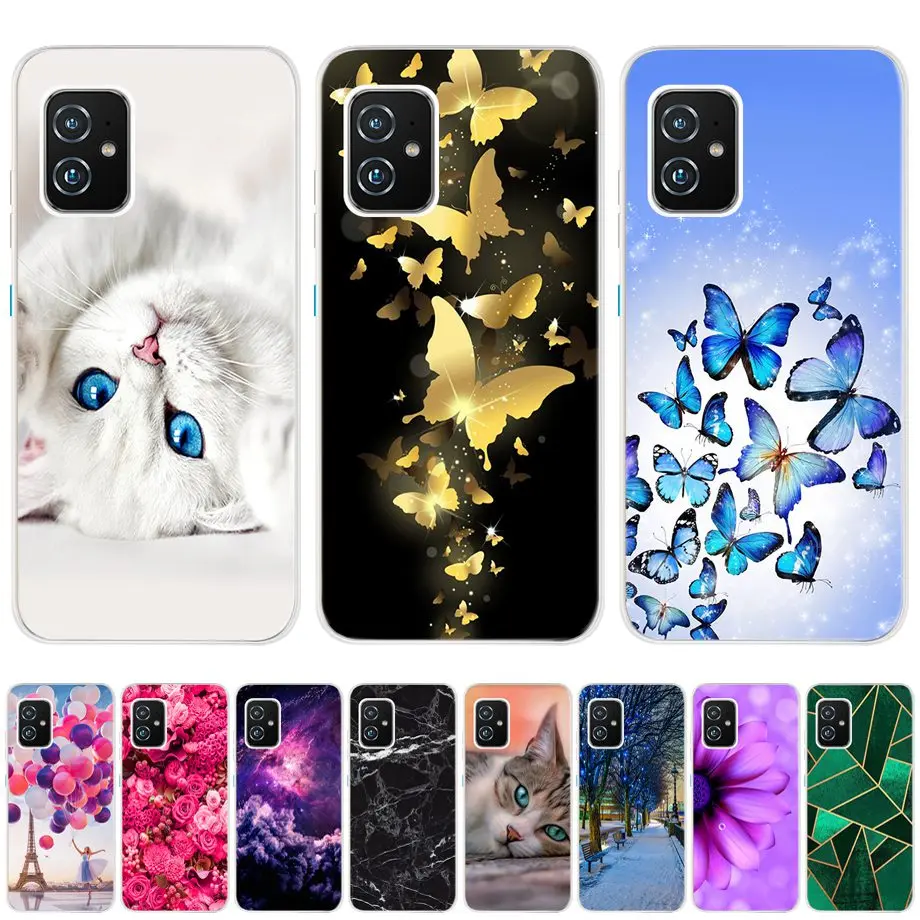 Противоударный чехол для Asus Zenfone 8, ZS590KS, мягкий силиконовый чехол-накладка для Asus ZS590KS