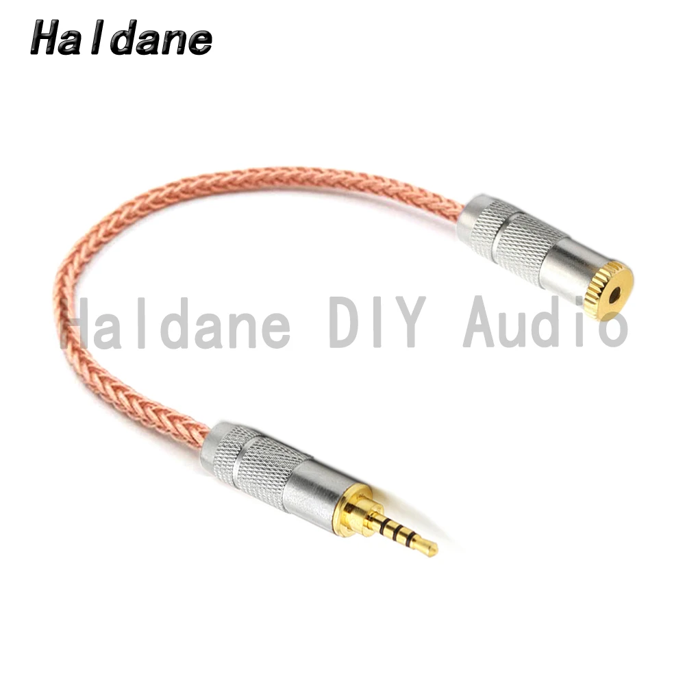 Haldane 2.5mm trrs masculino equilibrado para 3.5mm
