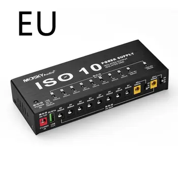 

Iso-10 Effector Power Supply 9V 12V 18V 10 Isolated Output Electric Guitar Multi-Channel Power Supply