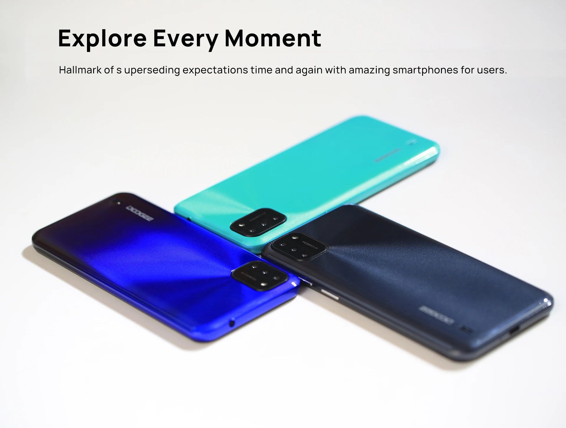 DOOGEE X93 Mobile Phone 9.8mm Thin and Light Body Android 10 AI Triple Camera 8MP 6.1" Waterdrop Screen 4350mAh Smartphone xfinity mobile android phones