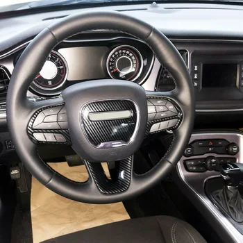 

Replacement Steering Wheel Cover Accessories Carbon Fiber Style Durable