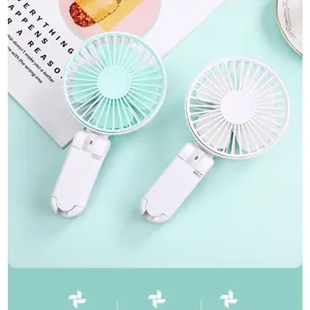 

Portable USB Rechargeable Umbrella Hanging Fan Handheld Desk Mini Folding Fan Air Cooler Cooling For Office Outdoor Travel WXTA