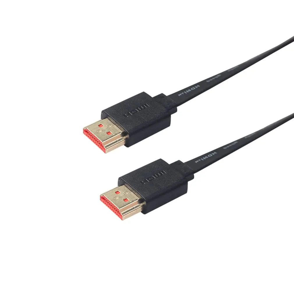 Высокоскоростной hdmi кабель плоский кабель позолоченный 3D 4K кабель 0,3 m 1m 1,5 m 2m 3m 5m 7,5 m 10m 15m для ТВ для PS3 проектор компьютера