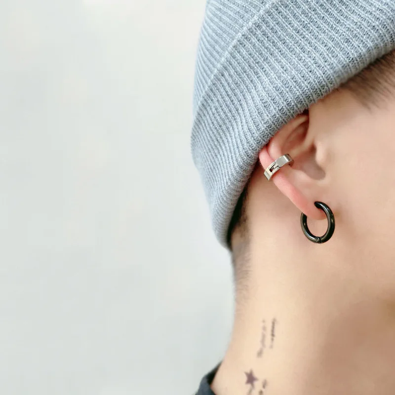 Stainless Steel Ear Clip Earrings 1Piece For Women/Men ear clip earrings,clip earrings,ear clip,ear accessories