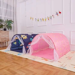 Maison de jeu pliable et Portable pour enfants, petite tente de piscine à balles, tente de lit pour filles et garçons, décoration de chambre 