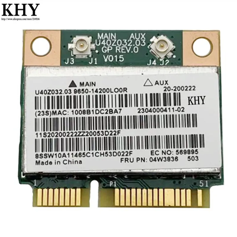BCM94313 Wi-Fi BGN+ BT4.0 карты для lenovo X140e L430 L530 S431 S531 E335 E431 E545 E145 04W3836 04W3837 04W3794 04W3795 20200222