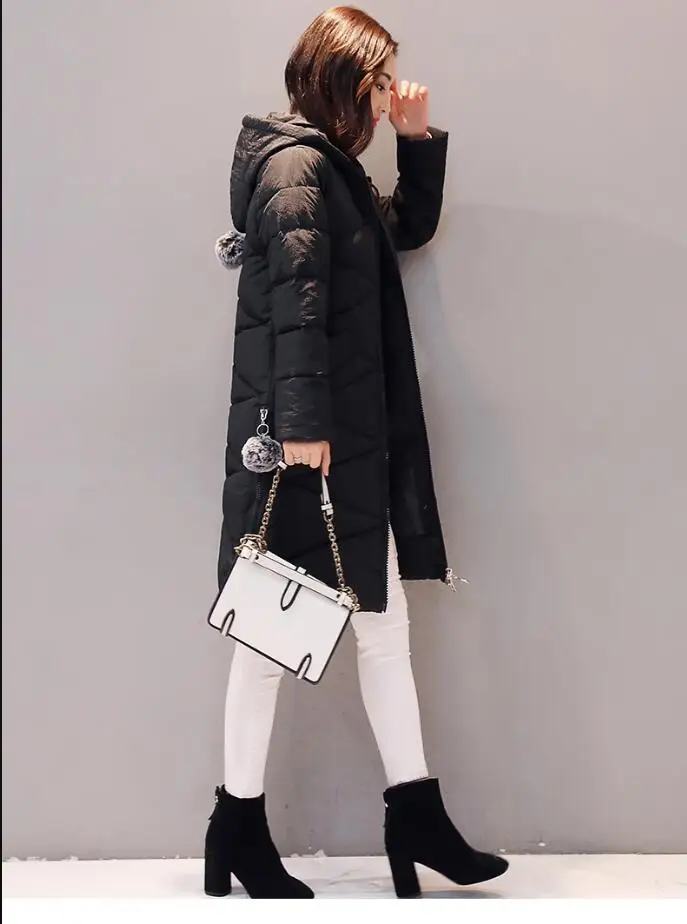 Г. Nouveautte veste d'hiver femmes A capuche longue верхняя одежда coton-remburré manteau d'hiver femmes parkas grande taille vlectemen