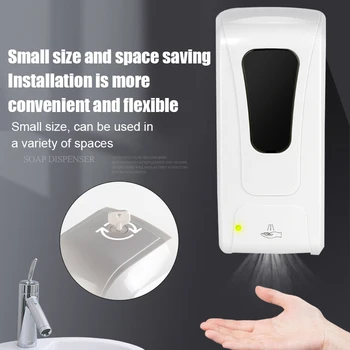 

Automatic Soap Dispenser Touchless Wall Mounted Motion Sensor Smart Sprayer for Restaurants Home Public 1000ml GHS99