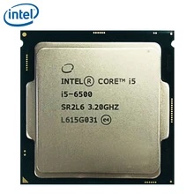 Intel i5 6500 İşlemci 3.2GHz 65W 6MB önbellek dört çekirdekli soket LGA 1151 dört çekirdekli masaüstü i5-6500 CPU test 100% çalışma