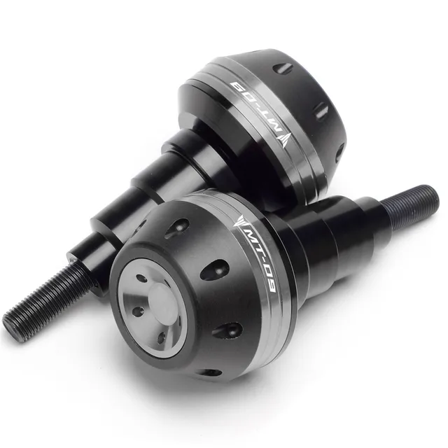 With LOGO MT07/MT09 Motorcycle Aluminum Frame Sliders Crash Falling Protector For Yamaha MT-07 MT 07 2021 MT-09 MT 09 2014-2020 MT09 Grey