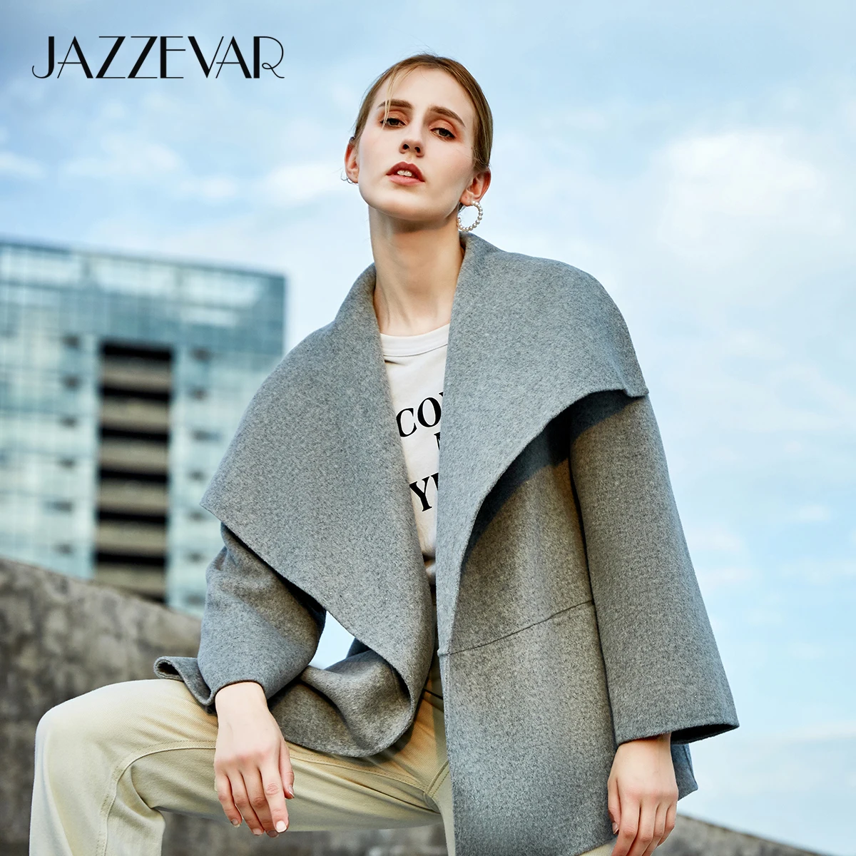 Новое поступление Зимняя женская кашемировая куртка JAZZEVAR Atumn ручной работы