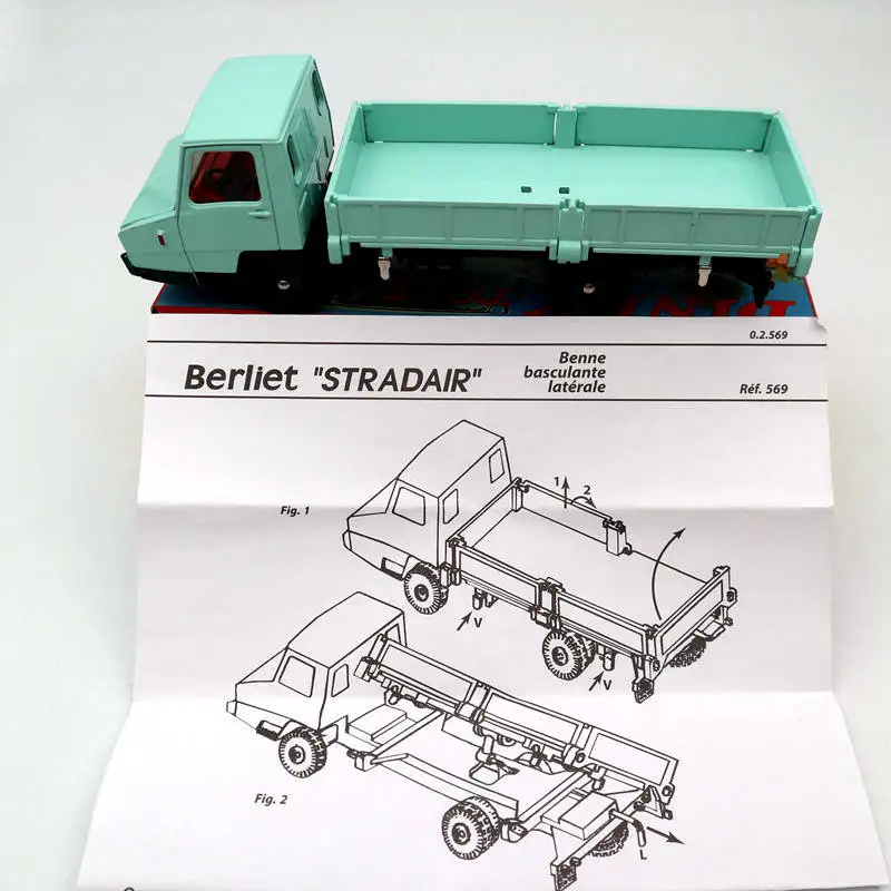 Camion Berliet Stradair Benne Basculante Dinky Toys Atlas 1/43 - Réf 569 - Boîte