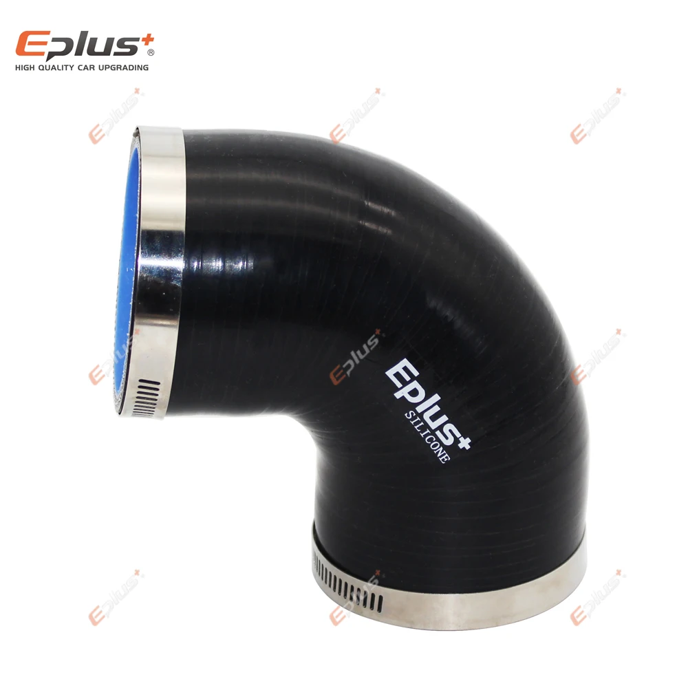 Silicone hose connector EPLUS universal 90 degrees car intercooler turbo intake pipe coupler multi size