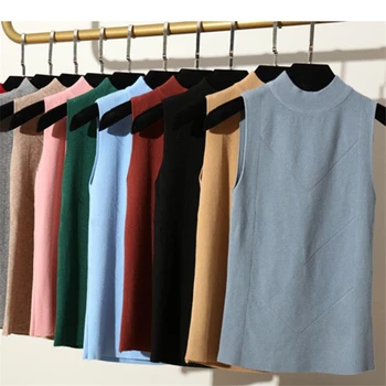 

Woman Spring Thin Sweaters Summer Breathable Slim Sweater Autumn Skinny Tops Hedging Knit Chaleco Stretch Knit Gilet Chandail