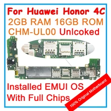 2 Гб ОЗУ 16 Гб ПЗУ для HUAWEI Honor 4C 4 C CHM-UL00 материнская плата разблокированная оригинальная материнская плата EMUI с полным чипом