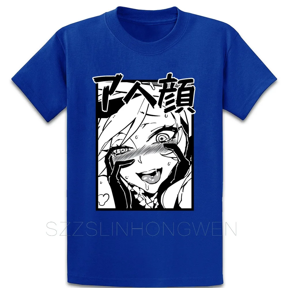 Ahegao футболка S-XXXXXL с буквенным принтом Весенняя Новинка хлопковая дизайнерская рубашка