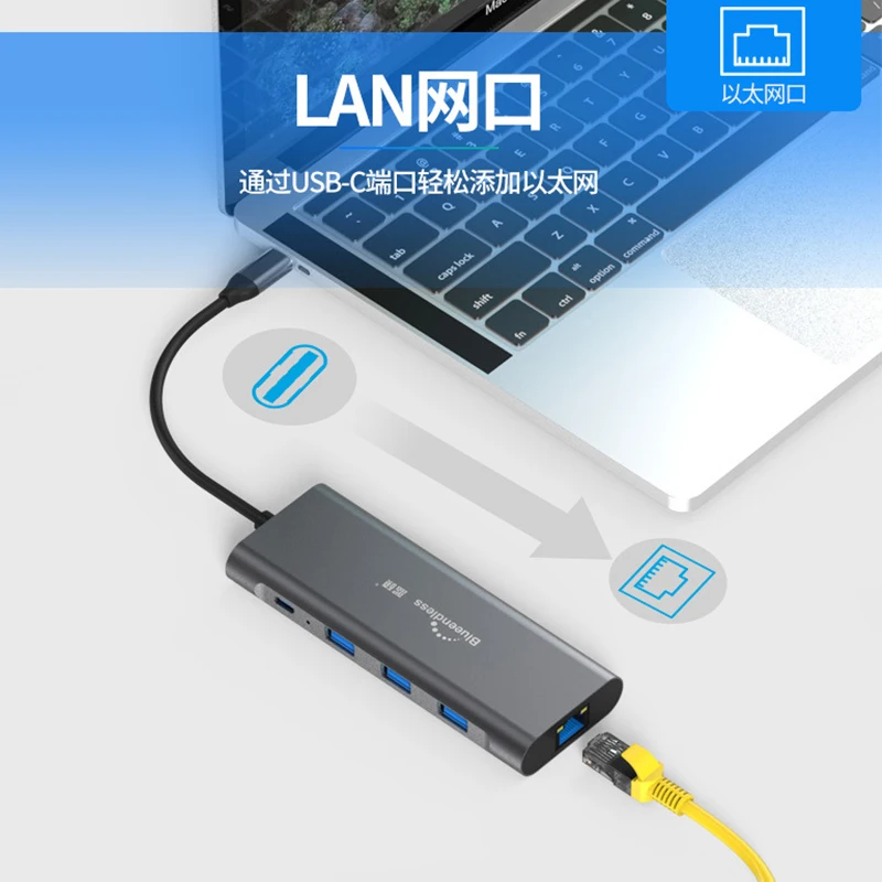 9-in-1 type-c расширения док-станция для 4K HDMI c PD usb3.0 конвертер Многофункциональный хаб