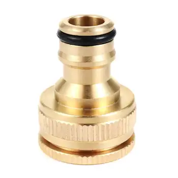 

1PCS Pure Brass Faucets Standard Outside Tap Connector Washing Machine Quick Connect Fitting Pipe Connections Size 20/25mm