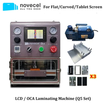 

NOVECEL Q5 Newest Professional LCD Screen Laminating Machine for Mobile Phone Tablet Screen N Curved / Flat Screen Lamination