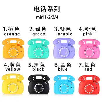 

Ipad Silicone Case iPad Mini 1 2 3 4 Kid Soft Handles Stand with Shockproof Case Stand for ipad 7.9'' "Tablet