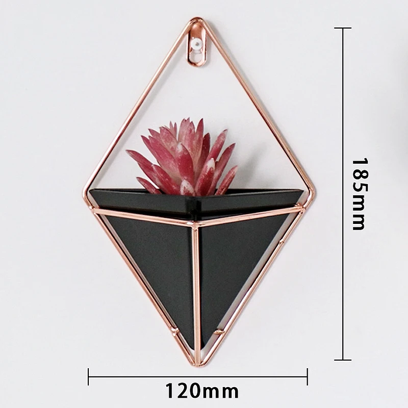 2 шт. геометрический настенный плантатор декоративные подвесные плантаторы