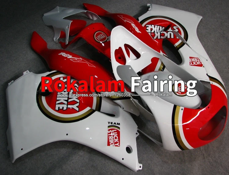 Carrozzeria Per Suzuki Rgv250 Vj22 1995 1996 Vj 23 96 Rgv-22 95 Kit Carenatura Moto Bianco Rosso