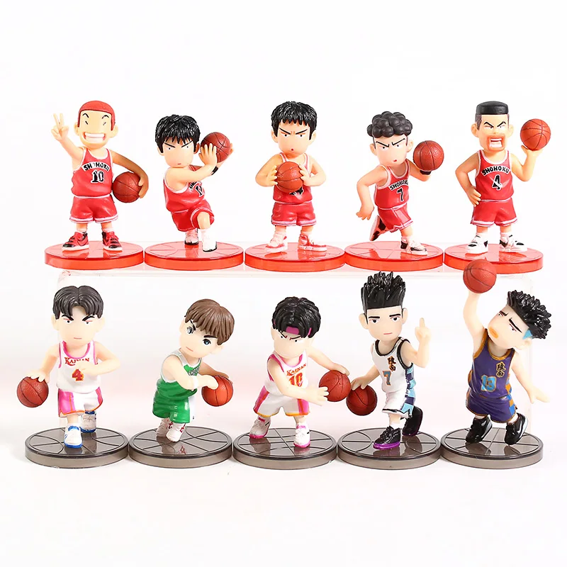 SLAM DUNK Hanamichi Sakuragi покупки рукава Kaede Mitsui Hisashi Miyagi Ryota Акаги Такенори Sendoh Akira ПВХ