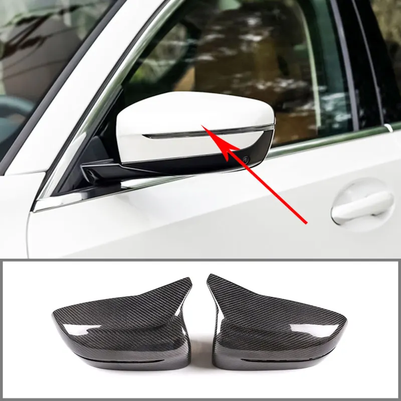 

Real Carbon Fiber For BMW 3 5 7 Series G20 G28 G30 6 Series GT Rearview Mirror Cap Replacement Mirror Cover Car Accessories