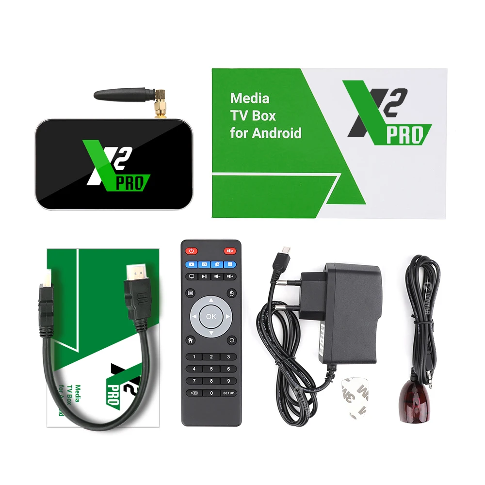X2 Pro Android 9 0 Ugoos Smart TV Box 4 Гб RAM DDR4 32 Amlogic S905X2 cube 2 16 телеприставка 4G/5G WiFi 1000M