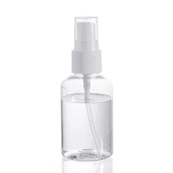 

10Pcs 50ML Transparent Plastic Perfume Atomizer Small Miniature Empty Spray Can Fill Bottle Travel Bottle-ABUX