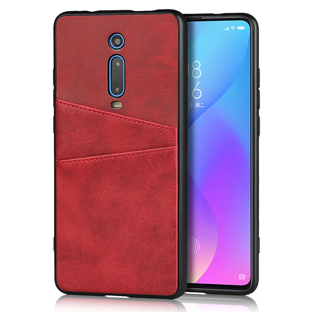 Из искусственной кожи держатель для карт бумажник чехол для Xiaomi mi 9 A2 8 Lite 6x Cc9 Cc9e 9t Xio mi Red mi 6 6a K20 Note 7 Pro силиконовая рама