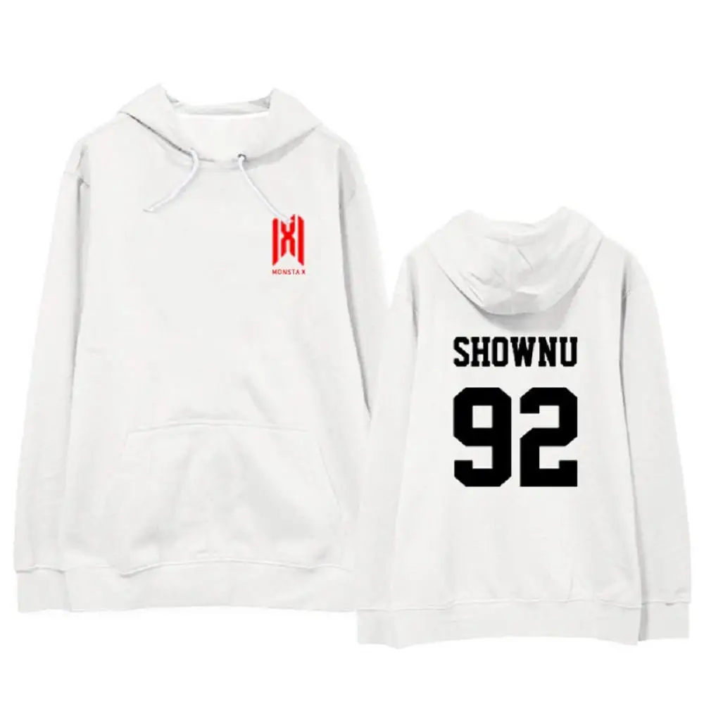 Mainlead KPOP Monsta X WE ARE HERE World Tour cap толстовка унисекс Shownu Wonho