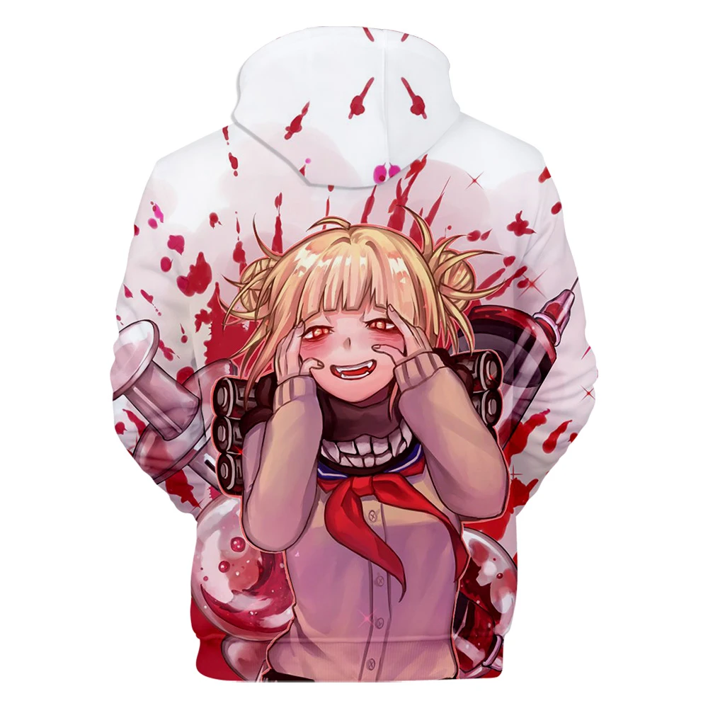 Толстовки с капюшоном Himiko Toga для мужчин/женщин, толстовки с 3D принтом, толстовки с капюшоном Himiko Toga для мужчин s, осенне-зимние пальто