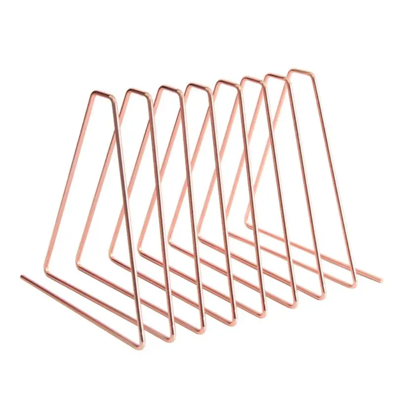 Rose Gold Гибкая подставка для книг металлическая, для книги держатель настольный органайзер Поддержка Стенд Полка Стеллаж для выставки товаров - Цвет: Rose Gold