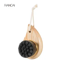 1 шт. Comma пилинг лица Чистящая кисть для ухода за кожей глубокие поры очищающее средство бамбуковый уголь мягкие волосы массажные щетки инструмент