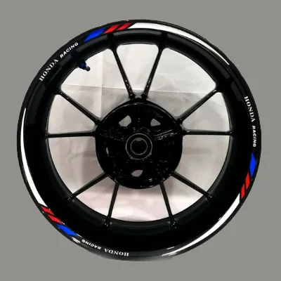 Для honda cbr10001000rr 600600r 300R CBR650F мотоциклетные наклейки на колеса Водонепроницаемый Светоотражающие накладки для обода спереди и сзади на заказ внутренний обод - Цвет: A-2
