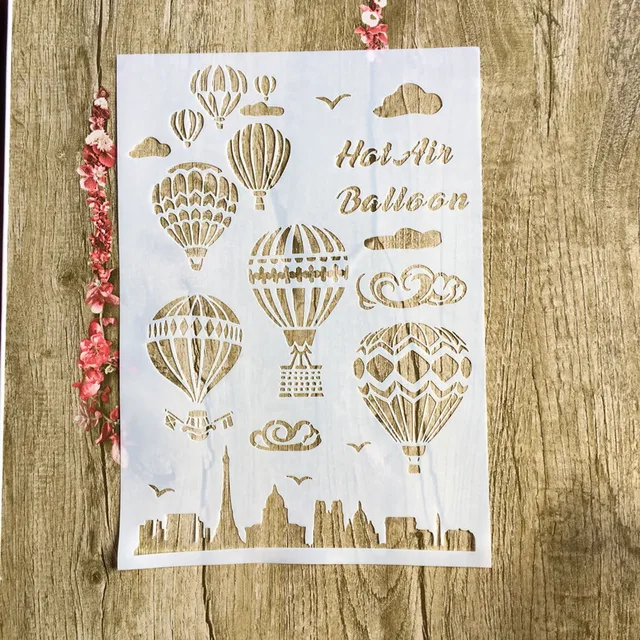 29 * 21cm Plant leaves seaweed DIY Stencils Wall Painting Scrapbook Coloring Embossing Album Decorative Paper Card Template 56000