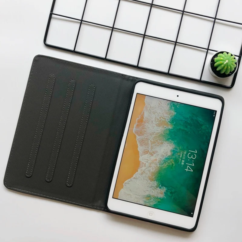 Автоматический будильник смарт-чехол с подставкой для Планшеты ipad Mini1 на возраст 2, 3, 4, 5, ipad air 2 3 pro 10,5 Мультфильм защитный чехол для ipad 2, 3, 4 18 9,7