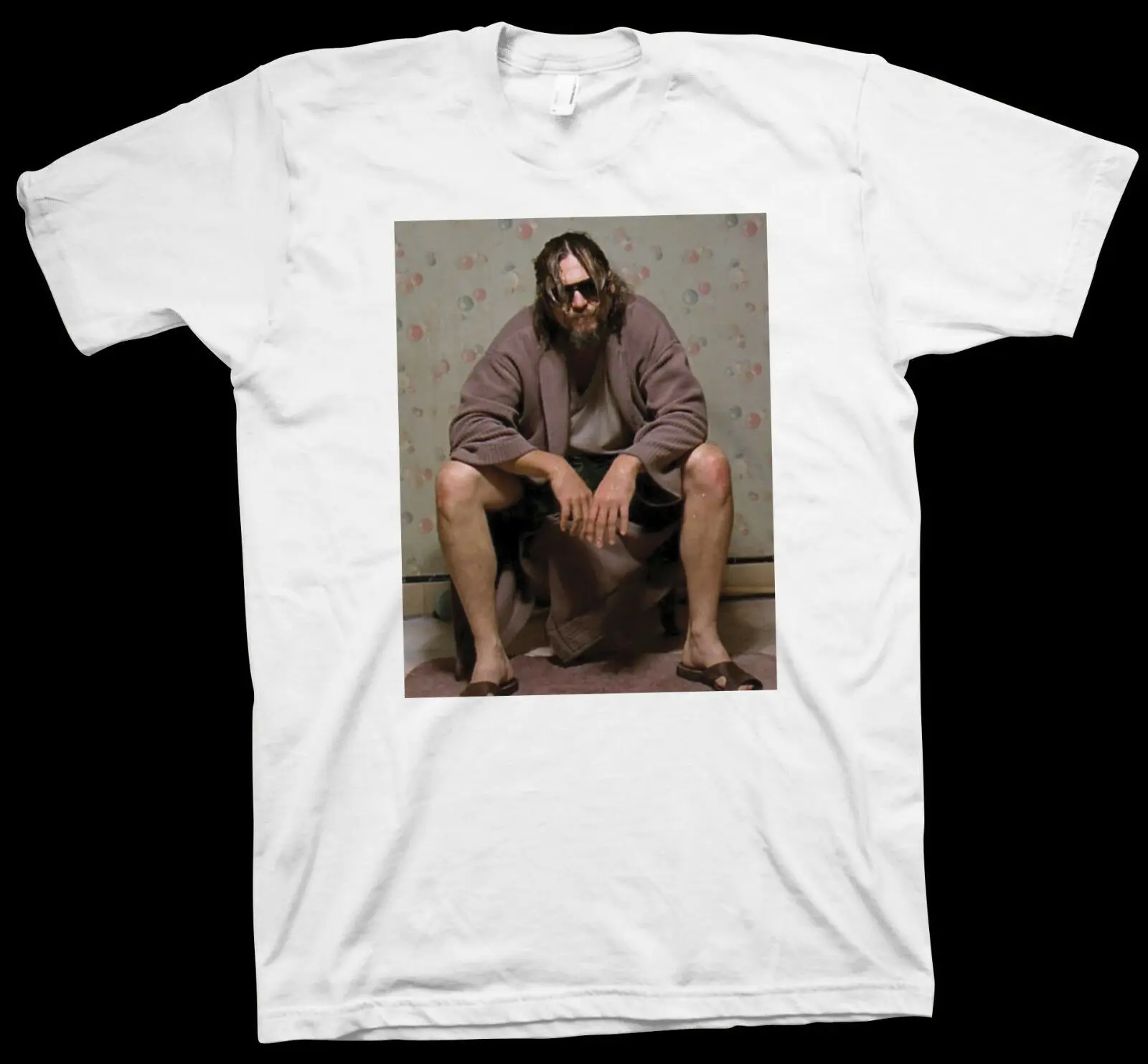 Большая футболка Lebowski Joel Coen Ethan Jeff Bridges голливудский кинотеатр | Мужская одежда