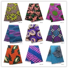 Горячая Распродажа африканская ткань Воск Принт полиэстер воск ткань Высокое качество нигерийский воск Анкара ткань 258