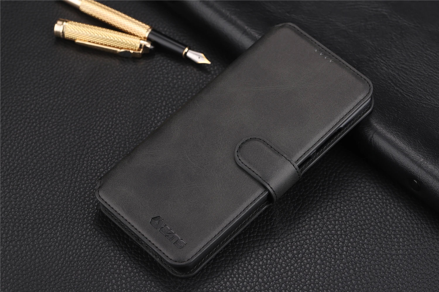 Azns кошелек телефон чехол для huawei P Smart Чехлы Чехол PU флип 6,21 дюймов Чехол для P Smart бизнес оболочки