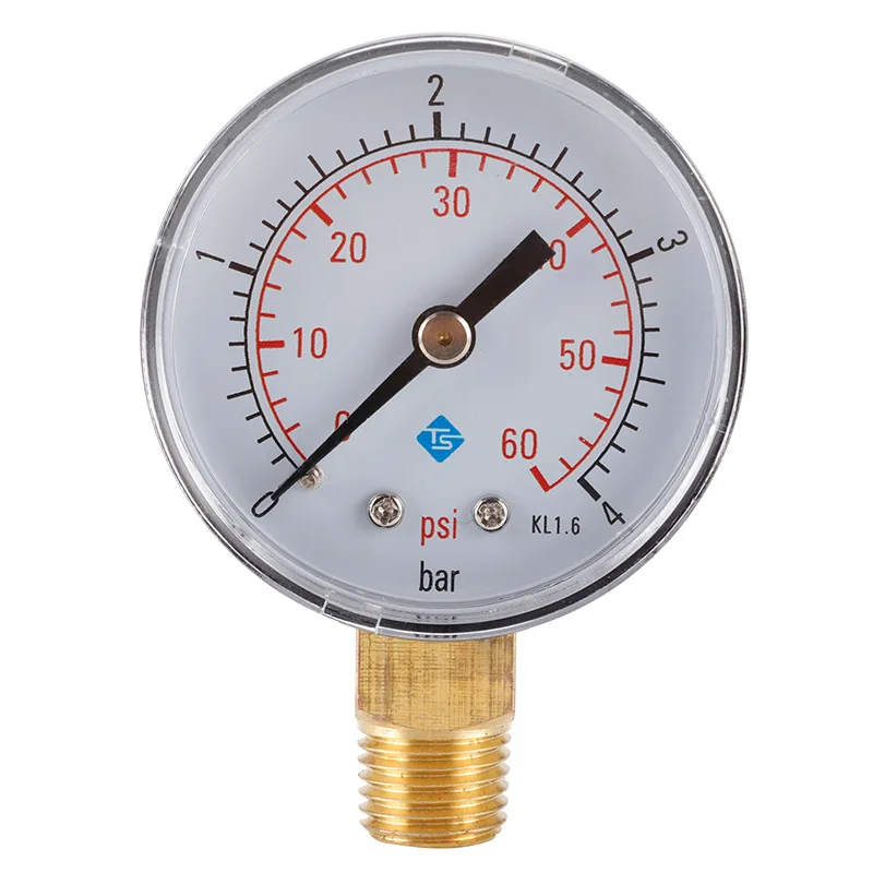 

Манометр NPT1/4, 0-4 бар, 0-60 фунтов/кв. Дюйм